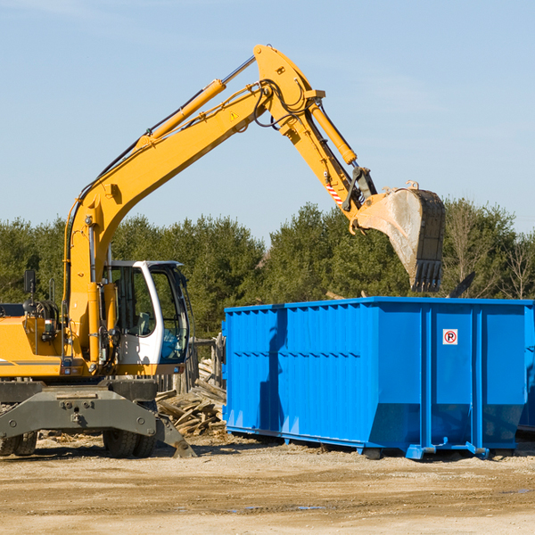 how does a residential dumpster rental service work in Rio